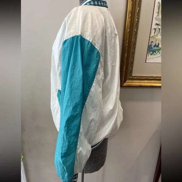 London Town/London fog 1980s ladies parachute jacket‎ windbreaker size medium - Picture 3 of 15